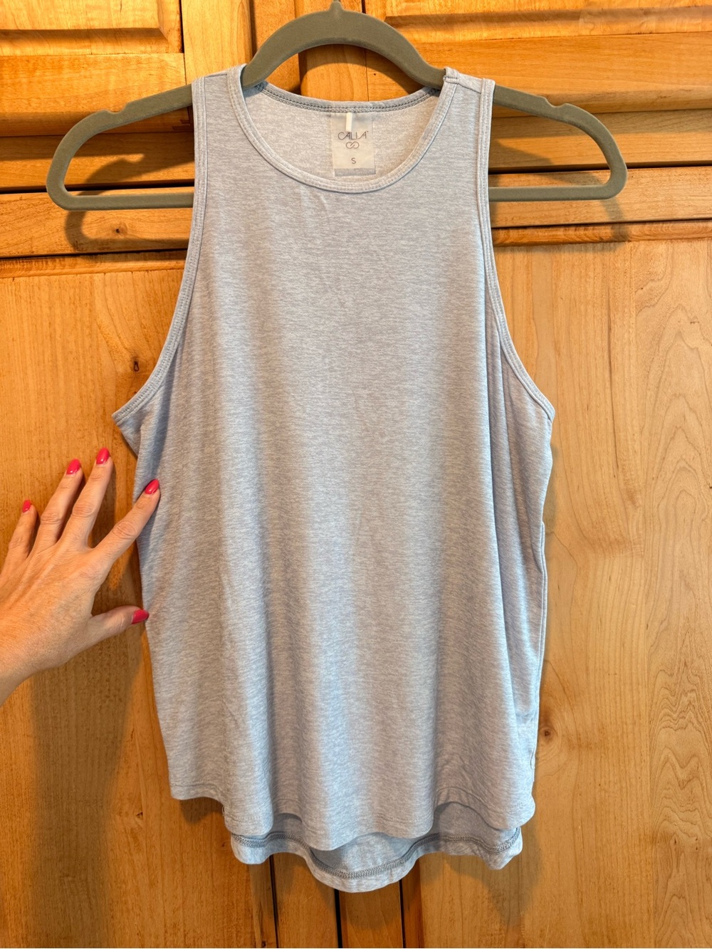 CALIA by Carrie Underwood Light Gray Sleeveless Tank